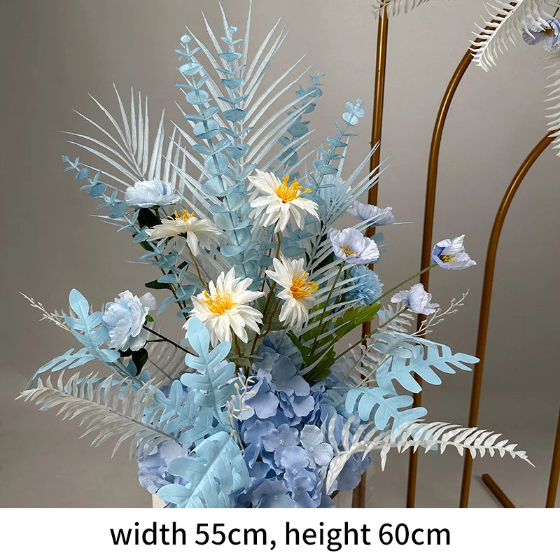 Artificial Flowers New Wedding Arrangement Flower Runway Decoration Flower Arrangement Flower Wedding Background Decoration Arti