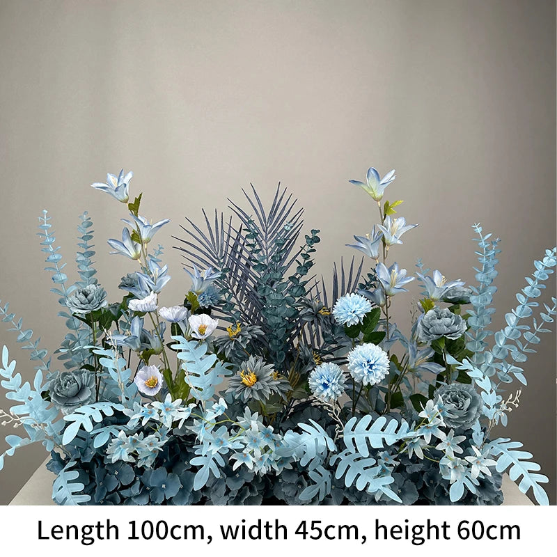 Artificial Flowers New Wedding Arrangement Flower Runway Decoration Flower Arrangement Flower Wedding Background Decoration Arti