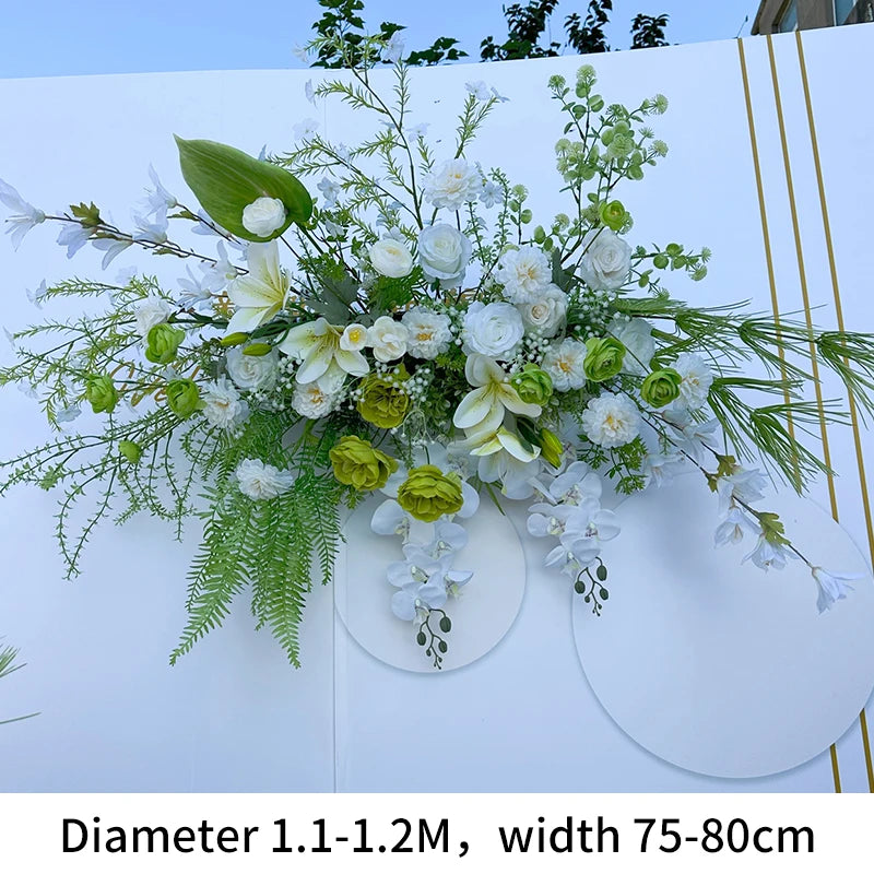 Artificial Flowers New Wedding Arrangement Flower Runway Decoration Flower Arrangement Flower Wedding Background Decoration Arti