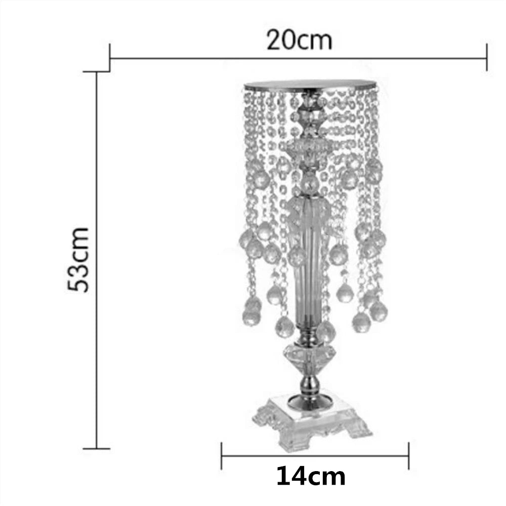 Acrylic Wedding Centerpiece 73CM Tall Flower Vase Crystal Table Centerpieces Wedding Road Leads Decor