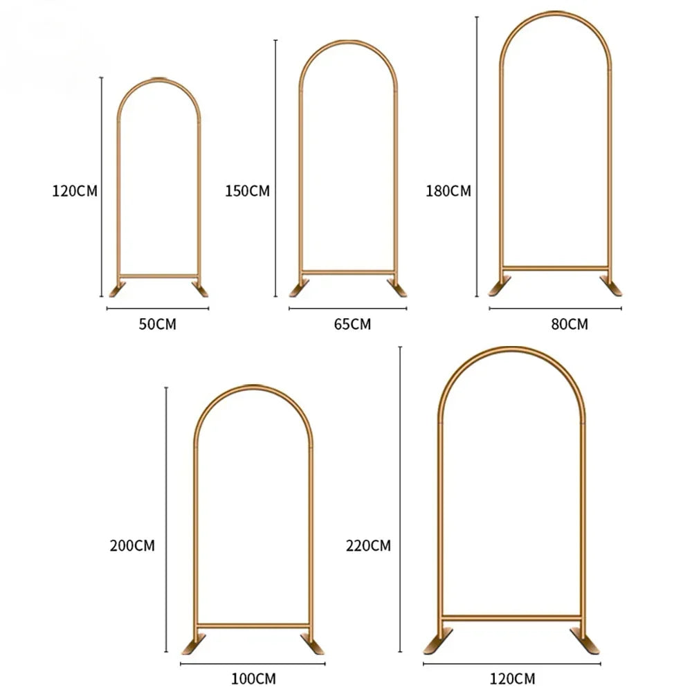 Aluminum Arch Backdrop Stand Arche  metal For Wedding Decoration Arch Wedding Backdrop