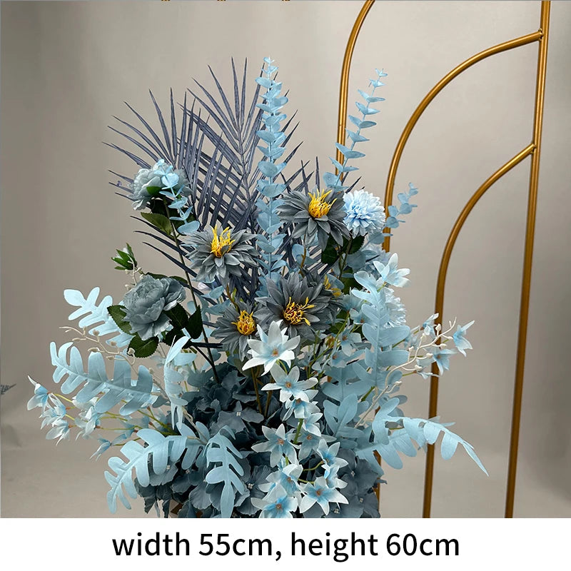 Artificial Flowers New Wedding Arrangement Flower Runway Decoration Flower Arrangement Flower Wedding Background Decoration Arti