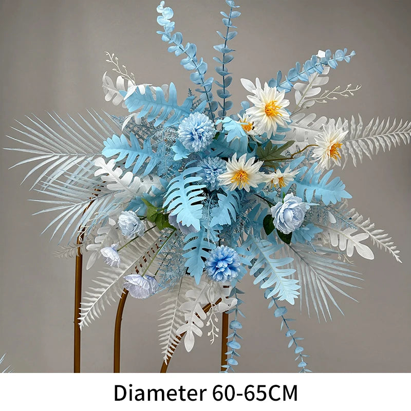 Artificial Flowers New Wedding Arrangement Flower Runway Decoration Flower Arrangement Flower Wedding Background Decoration Arti