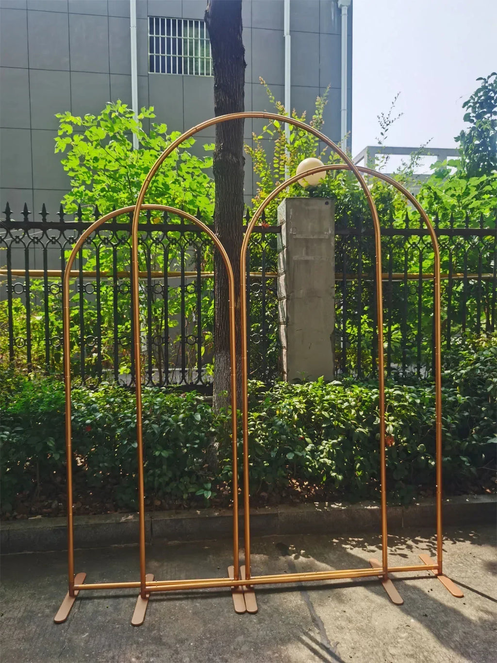 Aluminum Arch Backdrop Stand Arche  metal For Wedding Decoration Arch Wedding Backdrop