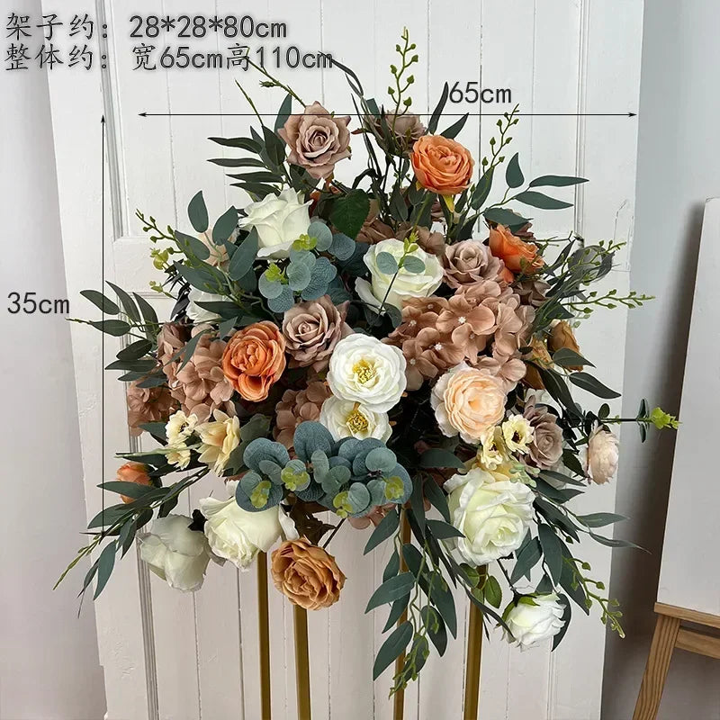 Artificial Flower Ball Wedding Decoration Table Centerpieces Decor Floral Road Leading Arrangement Party T Stage Display Props