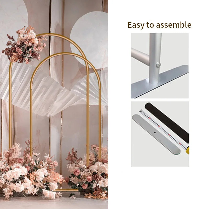Antirust Alloy Arch Backdrop Stand Arche De Mariage En metal For Wedding Decoration