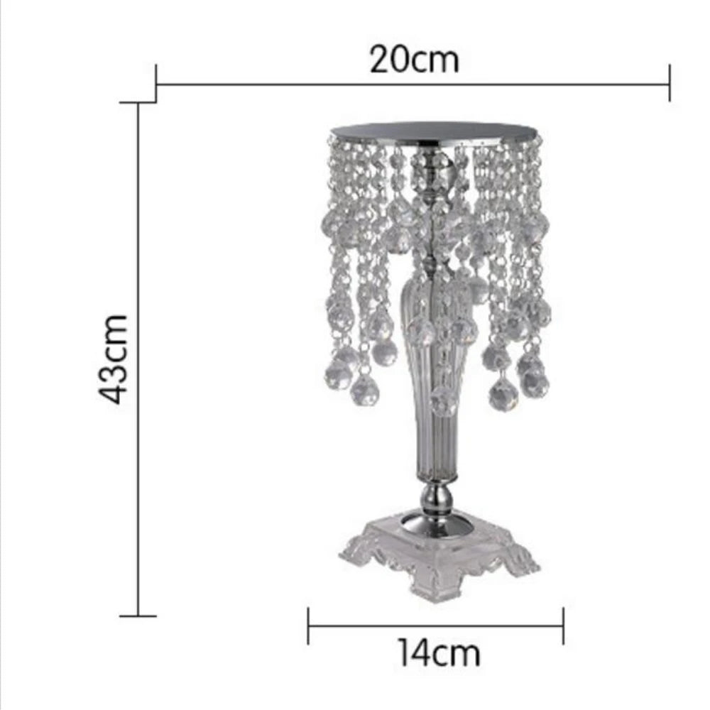 Acrylic Wedding Centerpiece 73CM Tall Flower Vase Crystal Table Centerpieces Wedding Road Leads Decor
