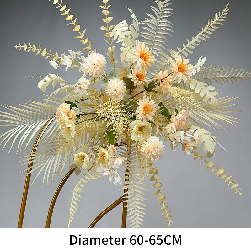 Artificial Flowers New Wedding Arrangement Flower Runway Decoration Flower Arrangement Flower Wedding Background Decoration Arti