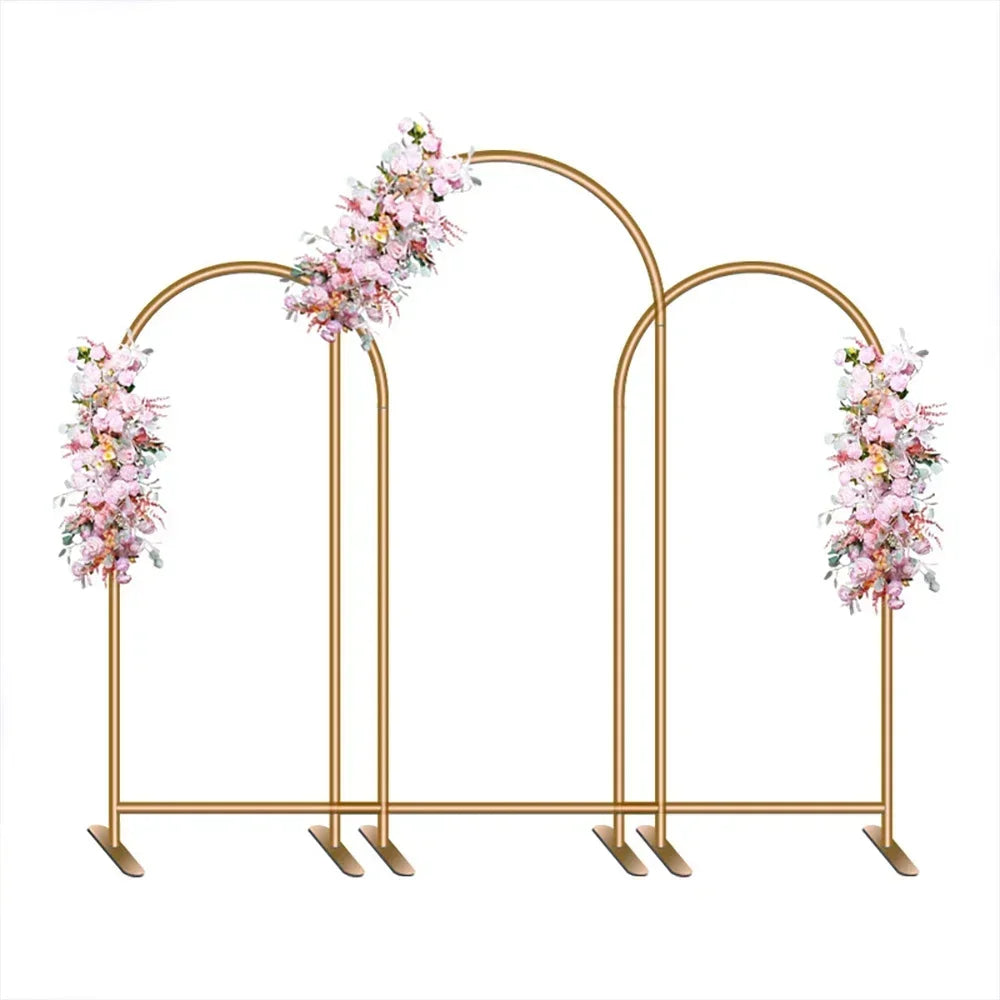 Aluminum Arch Backdrop Stand Arche  metal For Wedding Decoration Arch Wedding Backdrop
