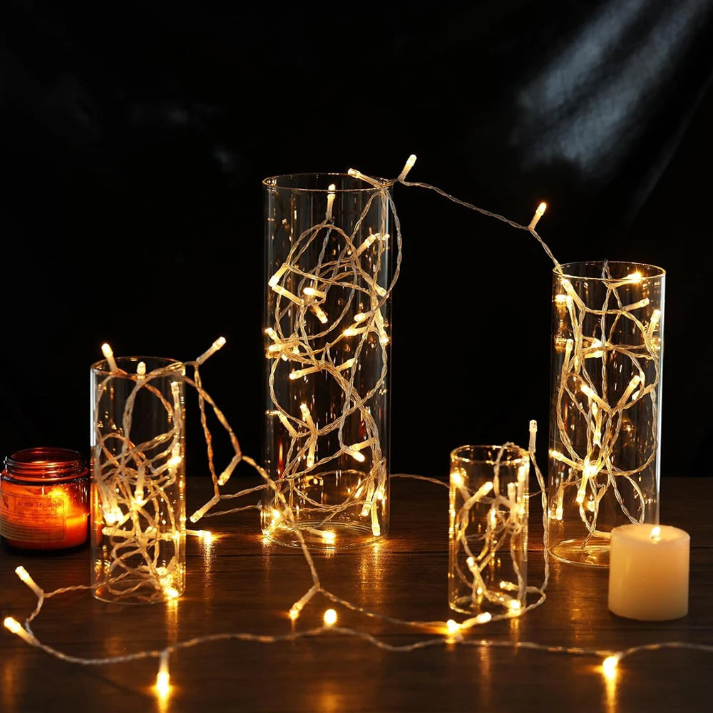 Clear Glass Cylinder Vases 10 20 25cm Tall Cylinder Vases for Centerpieces, Glass Flower Vase Floating Candle Holder Vase