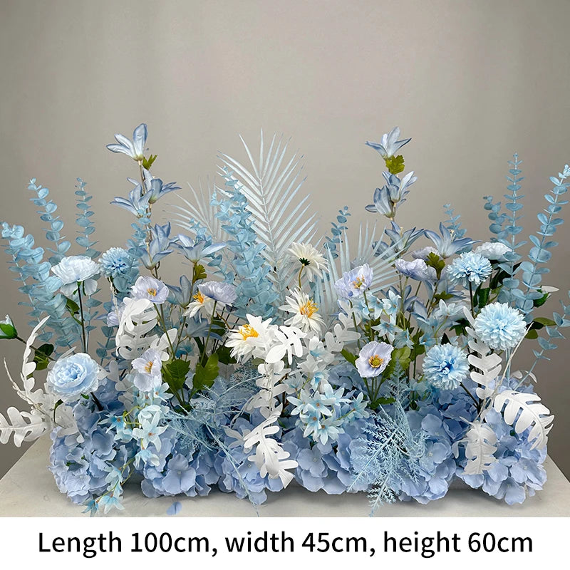 Artificial Flowers New Wedding Arrangement Flower Runway Decoration Flower Arrangement Flower Wedding Background Decoration Arti